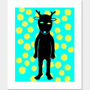 Deer Man Posters and Art